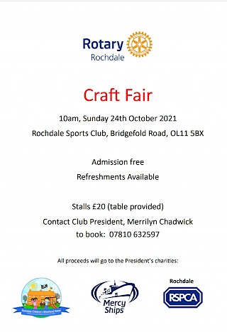 Craft Fair - Rotary Club of Rochdale